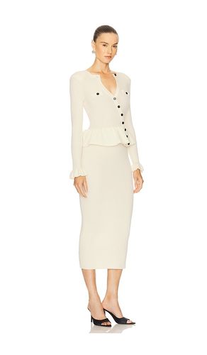 ROBE MIDI ASYMÉTRIQUE EN MAILLE en . Taille S. Also en - self-portrait - Modalova