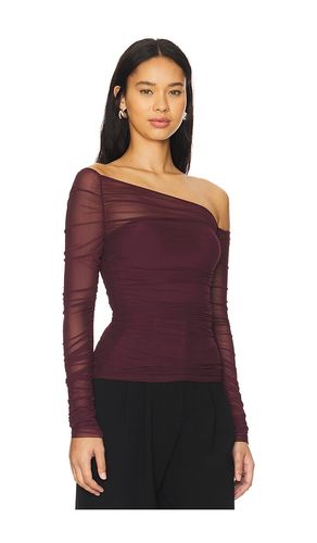 Shauna Asymetric Mesh Top en . Taille M. Also en S, XS, XXS - SEROYA - Modalova