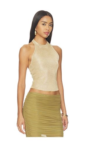 Minnie Metallic Knit Halter Top en . Taille L. Also en XL - SEROYA - Modalova