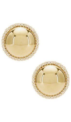 BOUCLES D'OREILLES GOLD DOME PAVE in - SHASHI - Modalova