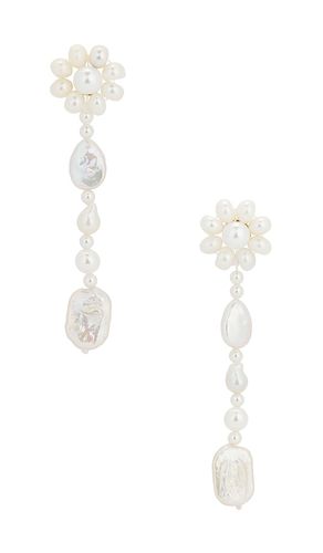 BOUCLES D'OREILLES PENDANTES GERANUIM in - SHASHI - Modalova