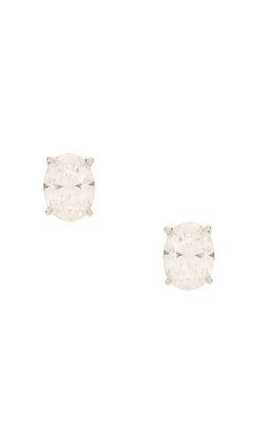 CLOUS D'OREILLES OVAL en - SHASHI - Modalova