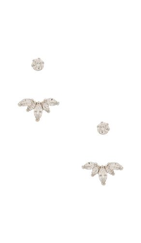 BOUCLES D'OREILLES PENDANTES MARQUISE en - SHASHI - Modalova
