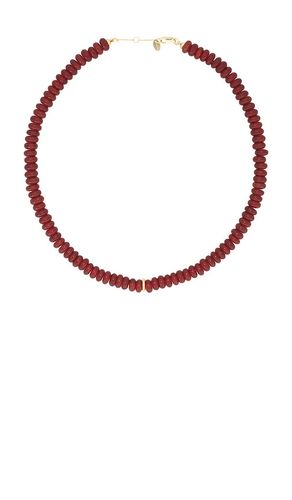 SHASHI COLLIER ROUGE en Burgundy - SHASHI - Modalova