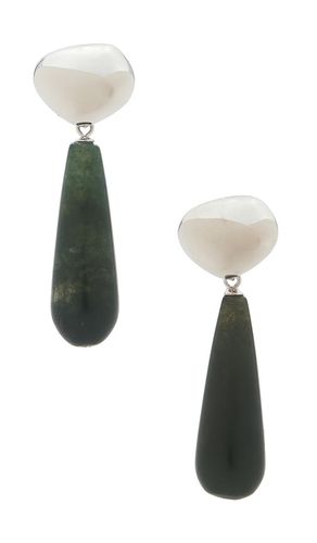 BOUCLES D'OREILLES SAGE en - SHASHI - Modalova