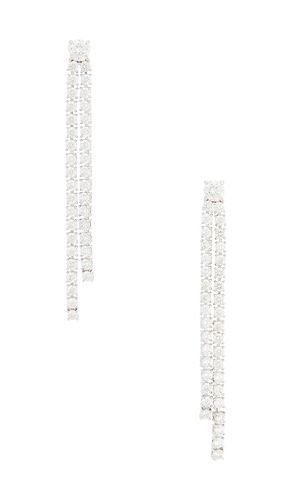 BOUCLES D'OREILLES PENDANTES SOLITAIRE en - SHASHI - Modalova