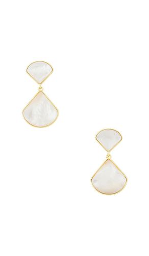 BOUCLES D'OREILLES PENDANTES JULIEN en - SHASHI - Modalova
