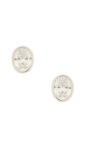 CLOUS D'OREILLES OVAL en - SHASHI - Modalova