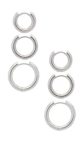 ENSEMBLE DE BOUCLES D'OREILLES TRIPLES en - SHASHI - Modalova