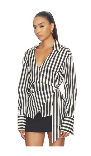 Anya Poplin Wrap Top en & . Taille XS. Also en S, M, L, XL - SIMONMILLER - Modalova