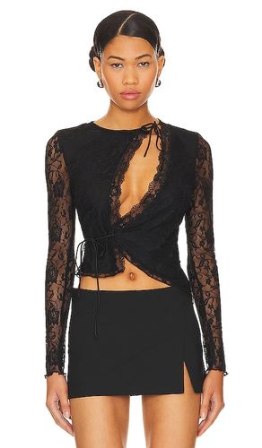 Anahi Wrap Lace Top en . Taille S. Also en XXS, XS, M, L - superdown - Modalova