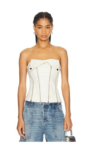 Dani Faux Leather Corset in . Size XS - superdown - Modalova