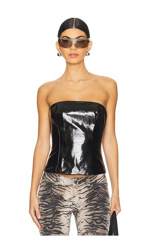 Novi Faux Leather Corset in . Size M, S - superdown - Modalova