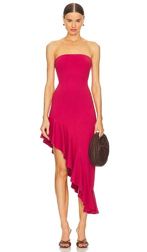 ROBE ASYMÉTRIQUE VOLANTÉE in . Size XL - Susana Monaco - Modalova