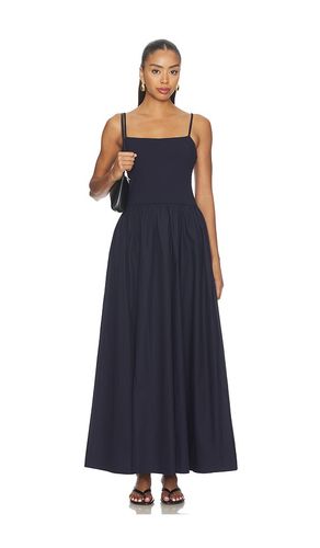 ROBE MAXI EN POPELINE À TAILLE BASSE ET CORDON en . Taille L. Also en M, S - Susana Monaco - Modalova