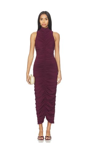ROBE FRONCÉE À COL MONTANT (À EMPORTER) en . Taille M. Also en S, XS - Susana Monaco - Modalova
