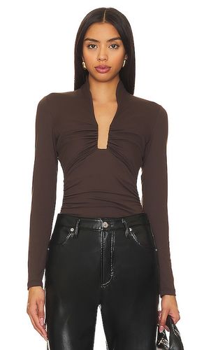 Square Wire Gathered Top en . Taille L. Also en M, S, XS - Susana Monaco - Modalova