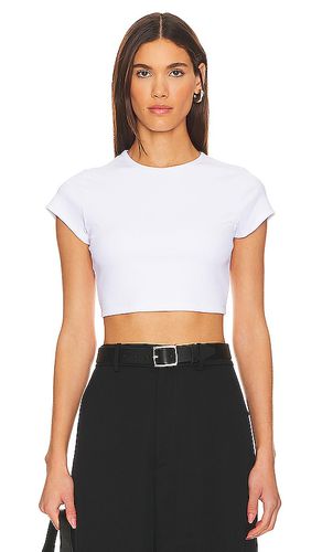 Ribbed Crop Tee in . Size XL - Susana Monaco - Modalova