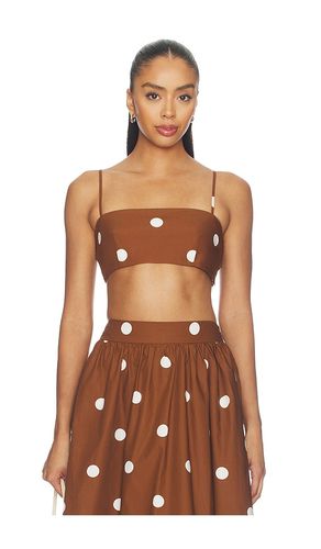 Polka Poplin Crop String Top en . Taille L. Also en M, S, XL, XS - Susana Monaco - Modalova