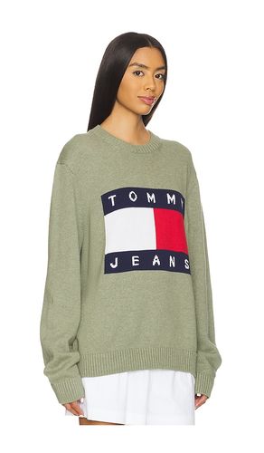 PULL MELANGE FLAG en . Taille S. Also en XL/1X - Tommy Jeans - Modalova