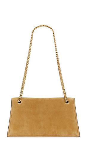 Kira Turnlock Suede Shoulder Bag en - Tory Burch - Modalova