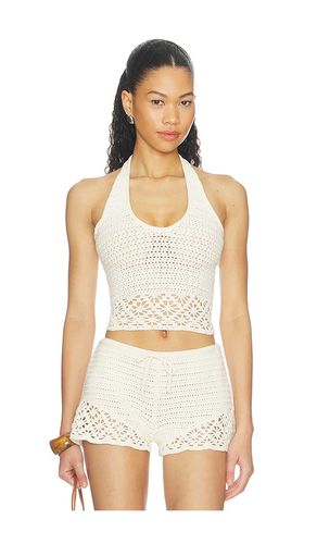 Carrissa Crochet Halter Top en . Taille XS. Also en M, L - Tularosa - Modalova