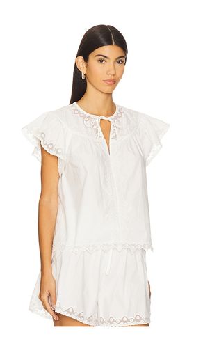 TOP AVEC MANCHES VOLANTÉES EFFIE en . Taille 0. Also en 10 - Ulla Johnson - Modalova