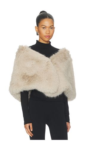 GILET DRAPÉ YASMINE en - Unreal Fur - Modalova