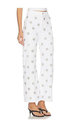 JEAN CROPPED TAILLE HAUTE ET JAMBES LARGES GRANT en . Taille 24. Also en 25, 26, 27, 28, 29 - Veronica Beard - Modalova