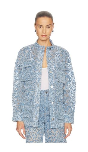 BLOUSON À IMPRIMÉ FLORAL DÉVORÉ LANE en . Taille L. Also en M, S, XS - Veronica Beard - Modalova