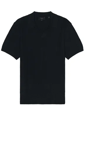 Crafted Rib Short Sleeve Johnny Collar Polo in . Size M, S, XL/1X - Vince - Modalova