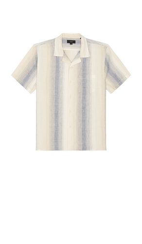 Marina Stripe Short Sleeve Cabana Shirt in . Size M, S, XL/1X - Vince - Modalova