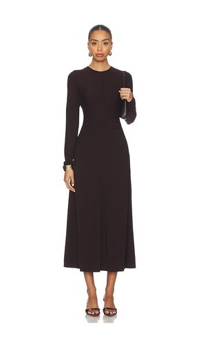 ROBE FRONCÉE À COUTURES INCURVÉES en . Taille L. Also en M, S, XS - Vince - Modalova