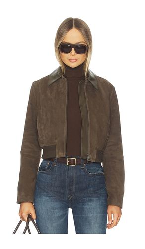 Suede Shrunken Bomber en . Taille M. Also en L - Vince - Modalova