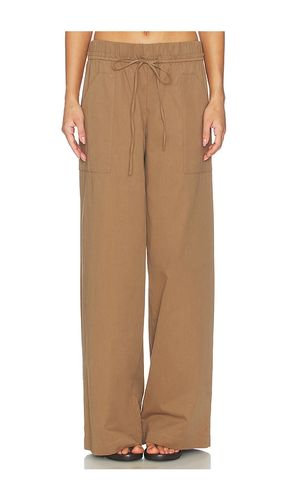 PANTALON EN COTON TAILLE MI-HAUTE À CORDON en . Taille XS. Also en S, M, L, XL - Vince - Modalova