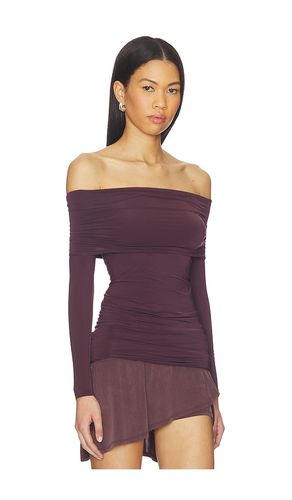 HAUT DRAPÉ TRANSPARENT À MANCHES LONGUES en . Taille XS. Also en S, L - Wolford - Modalova