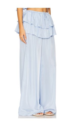 PANTALON ÉVASÉ TAILLE VOLANTÉE en . Taille S. Also en XS - WeWoreWhat - Modalova
