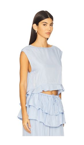 TOP VOLANTÉ ENCOLURE BATEAU en . Taille S. Also en L - WeWoreWhat - Modalova