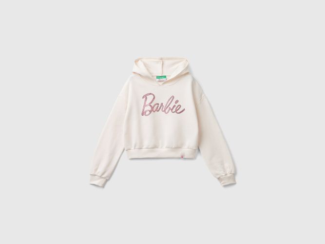 Benetton, Sweat-shirt Barbie Crème Avec Strass, taille 2XL, Crème, Enfants - United Colors of Benetton - Modalova