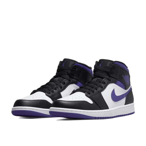 Air Jordan 1 Mid White Black Purple - Jordan - Modalova