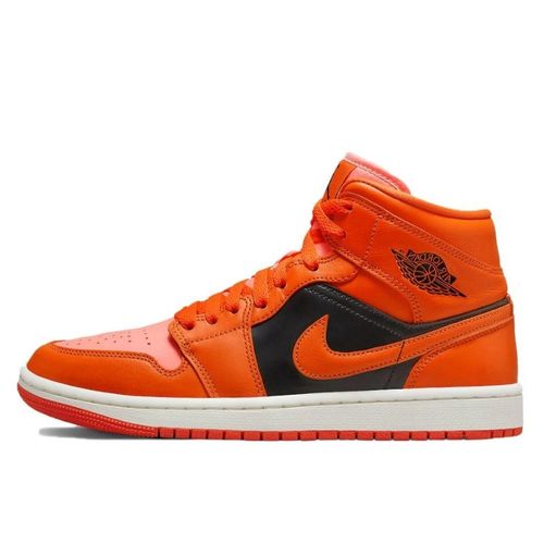 Air Jordan 1 Mid Orange Black - Jordan - Modalova