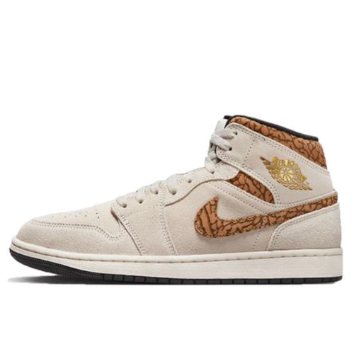 Air Jordan 1 Mid SE Brown Elephant - Nike - Modalova