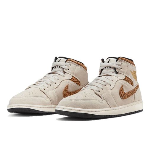Air Jordan 1 Mid SE Brown Elephant - Nike - Modalova