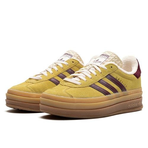 Gazelle Bold Almost Yellow Maroon - Adidas - Modalova