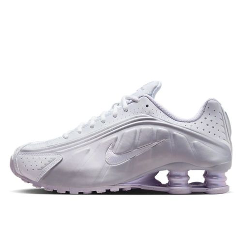 Shox R4 White Metallic Platinum Barely Grape - Nike - Modalova