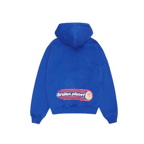 Broken Planet The Future Is Here Hoodie Deep Blue - false - Modalova