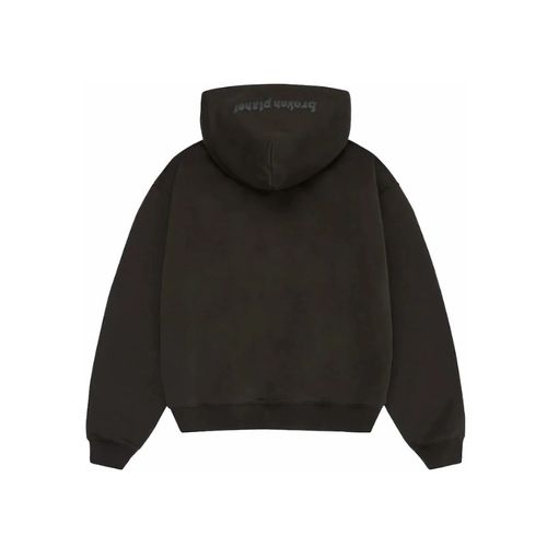 Broken Planet Zip Up Hoodie Soot Black - false - Modalova