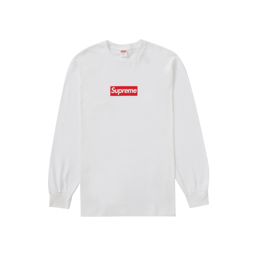 Supreme Box Logo L/S Tee White - Supreme - Modalova