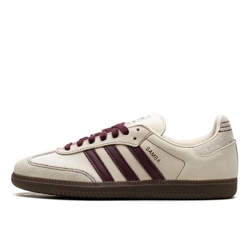 Adidas Samba OG Wonder White Maroon - Adidas - Modalova