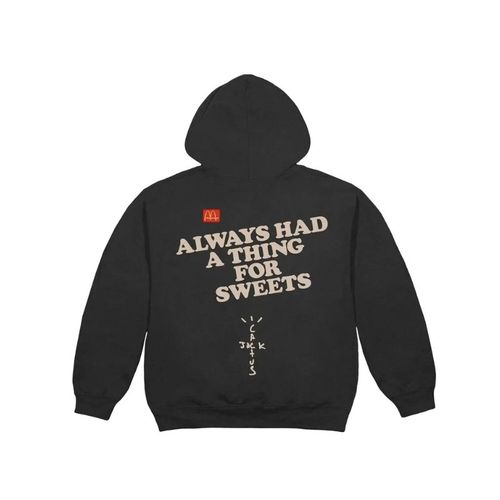 Hoodie McDonald's Apple Pie Washed Black - Travis Scott - Modalova